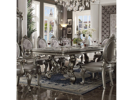 Versailles Antique Platinum Dining Table - Ornate Home