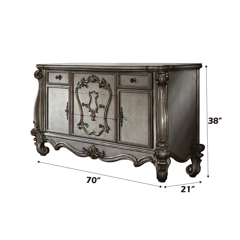 Versailles Antique Platinum Dresser - Ornate Home