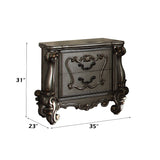 Versailles Antique Platinum Nightstand - Ornate Home