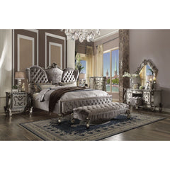 Versailles Antique Platinum Nightstand - Ornate Home