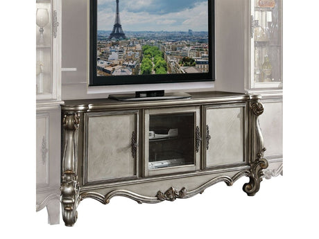Versailles Antique Platinum TV Stand - Ornate Home