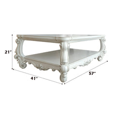 Versailles Bone White Coffee Table - Ornate Home