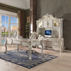 Versailles Bone White Computer Desk & Hutch - Ornate Home