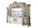 Versailles Bone White Entertainment Center (Side Piers & Bridge) - Ornate Home