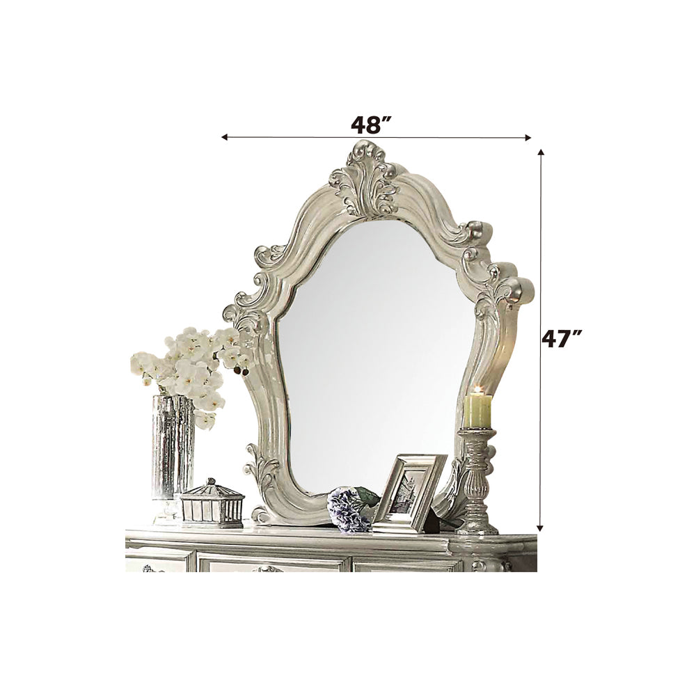 Versailles Bone White Mirror - Ornate Home