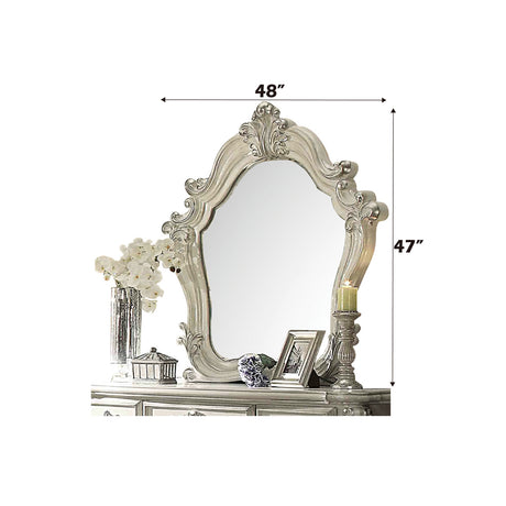 Versailles Bone White Mirror - Ornate Home