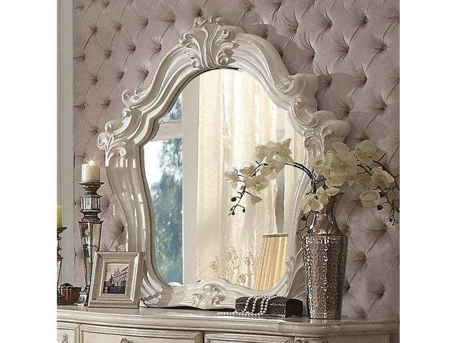 Versailles Bone White Mirror - Ornate Home