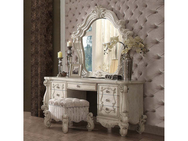 Versailles Bone White Vanity Desk - Ornate Home