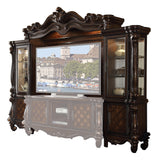 Versailles Cherry Oak Entertainment Center (Side Piers & Bridge) - Ornate Home