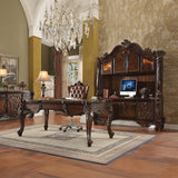 Versailles Cherry Oak Executive Computer Desk w/ Hutch - Ornate Home