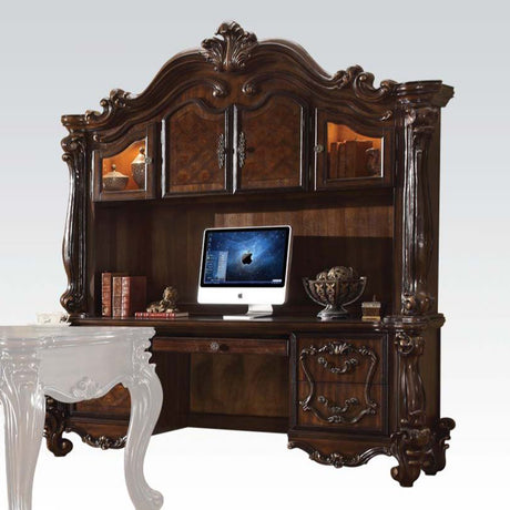 Versailles Cherry Oak Executive Computer Desk w/ Hutch - Ornate Home
