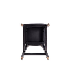 Versailles Counter Stool in Black and Natural Cane (set of 2) - Ornate Home