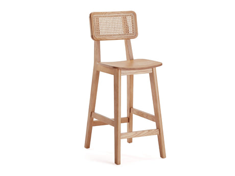 Versailles Counter Stool in Nature Cane - Ornate Home
