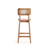 Versailles Counter Stool in Nature Cane - Ornate Home