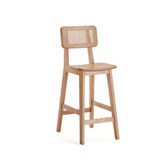 Versailles Counter Stool in Nature Cane (set of 2) - Ornate Home