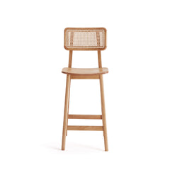 Versailles Counter Stool in Nature Cane (set of 2) - Ornate Home