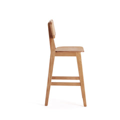 Versailles Counter Stool in Nature Cane (set of 2) - Ornate Home