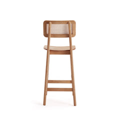 Versailles Counter Stool in Nature Cane (set of 3) - Ornate Home