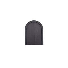 Versailles End Table in Black and Natural Cane - Ornate Home