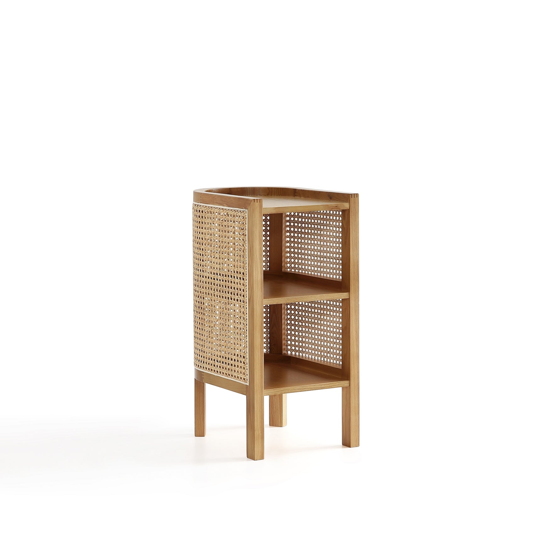 Versailles End Table in Nature Cane - Ornate Home