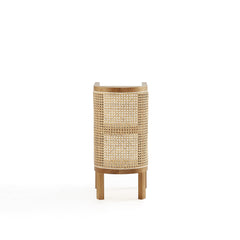 Versailles End Table in Nature Cane - Ornate Home