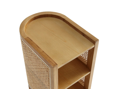 Versailles End Table in Nature Cane (set of 2) - Ornate Home