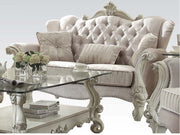 Versailles Ivory Loveseat W/3 Pillows - Ornate Home