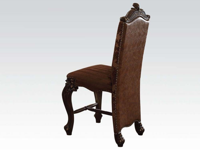 Versailles Light Brown Counter Height Chair (Set of 2) - Ornate Home
