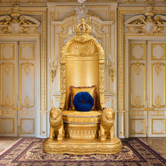 Versailles Metallic Gold Accent Chair / HD-OC1800 - Ornate Home