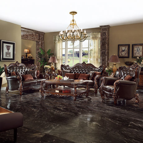 Versailles Oak Chair w/2 Pillows - Ornate Home