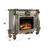 Versailles Platinum Fireplace - Ornate Home