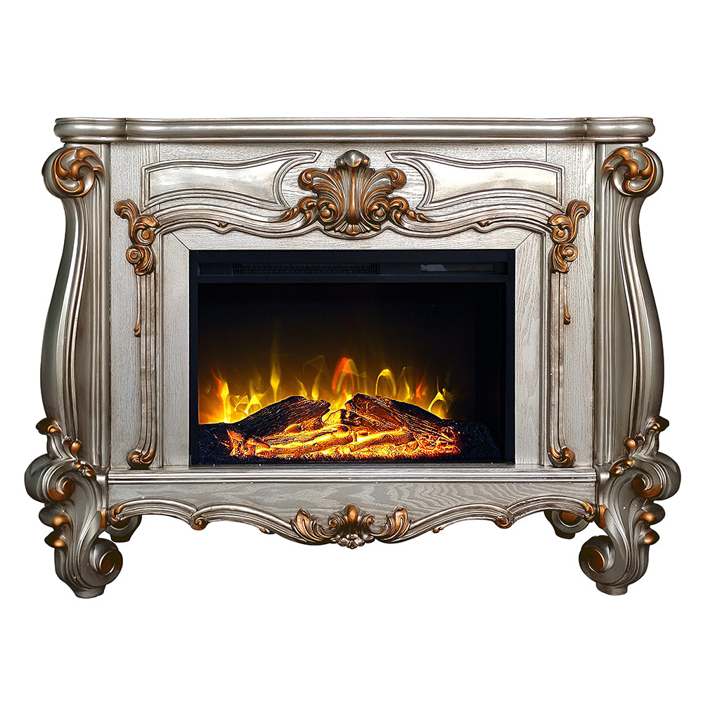 Versailles Platinum Fireplace - Ornate Home