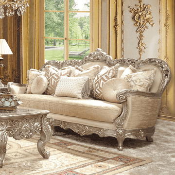 Versailles Royale Champagne Gold 3-Pc Living Room Set /  HD-8925 3PC - Ornate Home