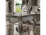 Versailles Silver PU & Antique Platinum Office Chair - Ornate Home