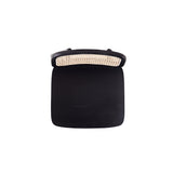 Versailles Square Dining Chair in Black and Natural Cane (set of 4) - Ornate Home