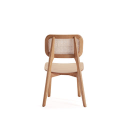 Versailles Square Dining Chair in Nature Cane (set of 2) - Ornate Home