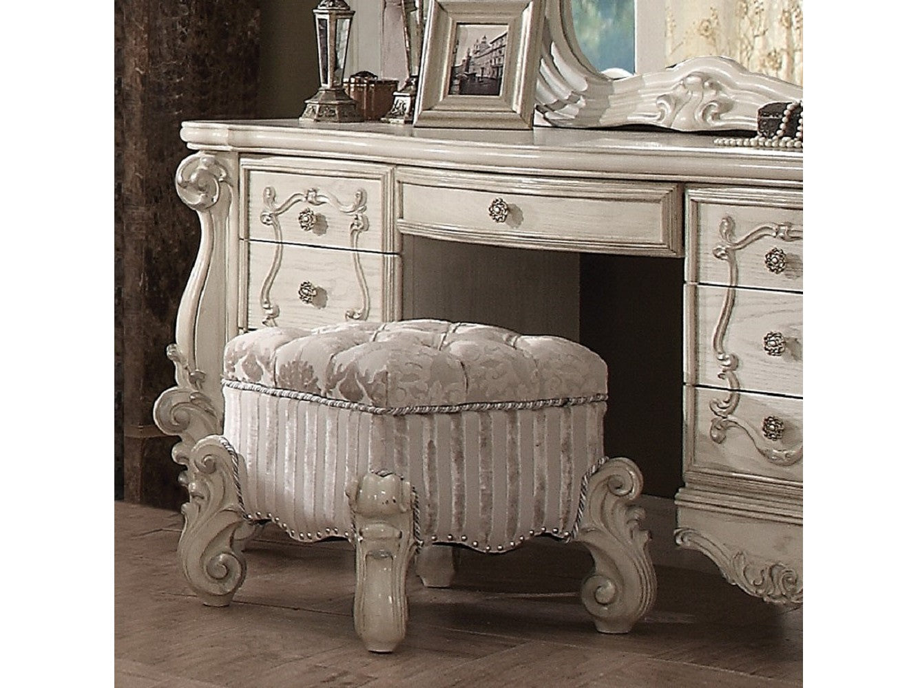 Versailles Vanity Stool - Ornate Home