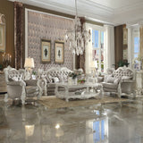 Versailles White Chair w/2 Pillows - Ornate Home