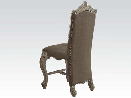 Versailles White Counter Height Chair (Set of 2) - Ornate Home
