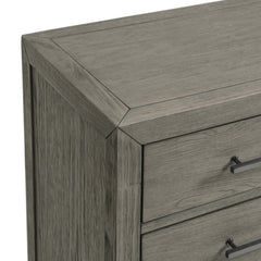 Versailles Contemporary Grey 3-Drawer Nightstand