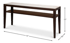 Versatilis Brown Console Table - Ornate Home