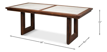 Versatilis Brown Dining Table - Ornate Home