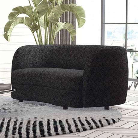 Versoix Black Sofa & Loveseat - Ornate Home