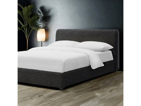 Vertham Black Queen Bed - Ornate Home