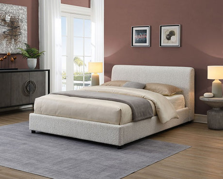 Vertham White E.King Bed - Ornate Home