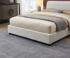 Vertham White Queen Bed - Ornate Home