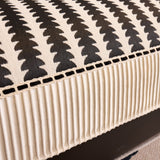 Vertical Stripes Sectional Sofa Cover Slipcover - Non-Slip, Fits L-Shape Couches - Ornate Home