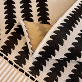 Vertical Stripes Sectional Sofa Cover Slipcover - Non-Slip, Fits L-Shape Couches - Ornate Home