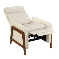 Verve Beige Push Back Reclining Chair - Ornate Home
