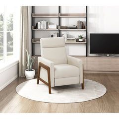 Verve Beige Push Back Reclining Chair - Ornate Home